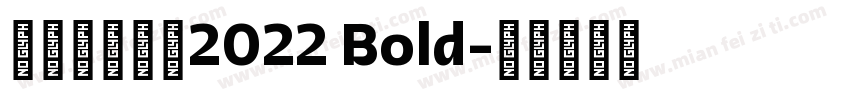 理想品牌字体2022 Bold字体转换